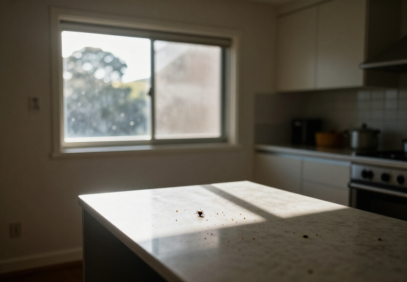 Ants in a St Clair kitchen before treatment